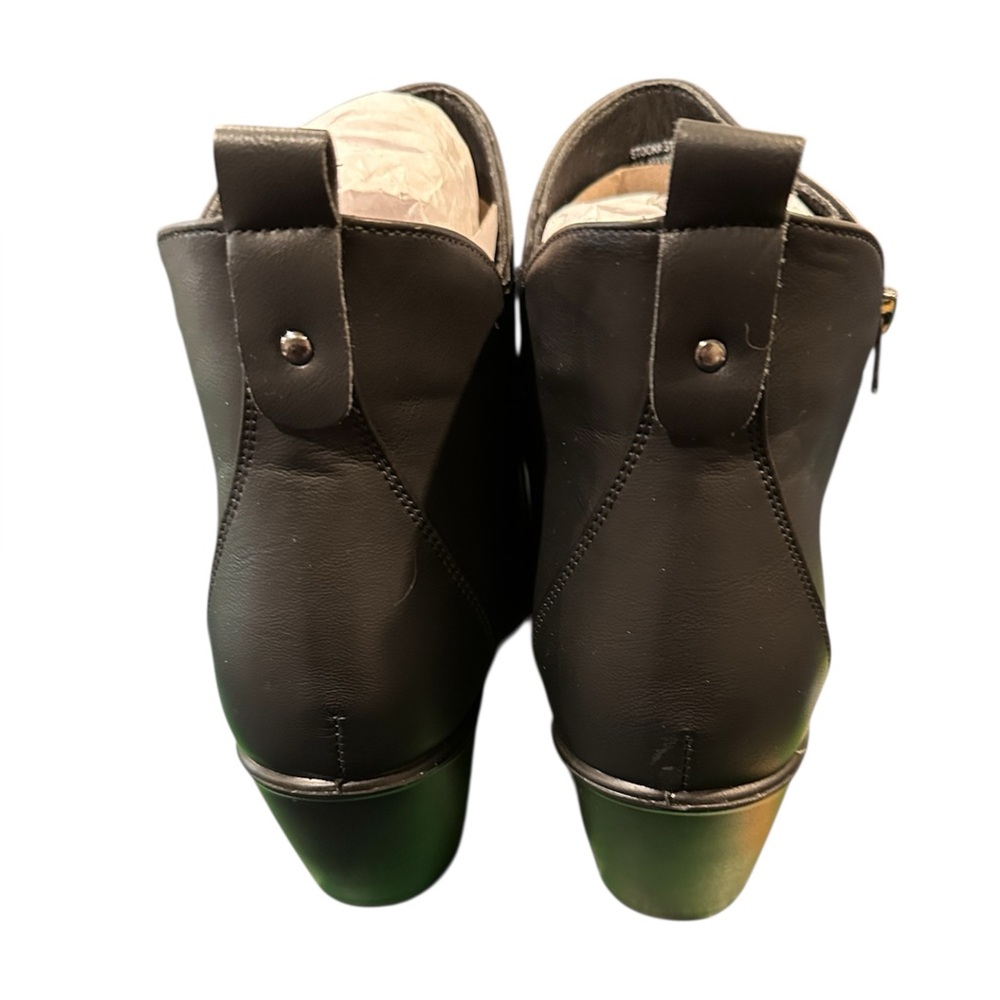 Easy Street Black Ankle Boots - Picture 8 of 12